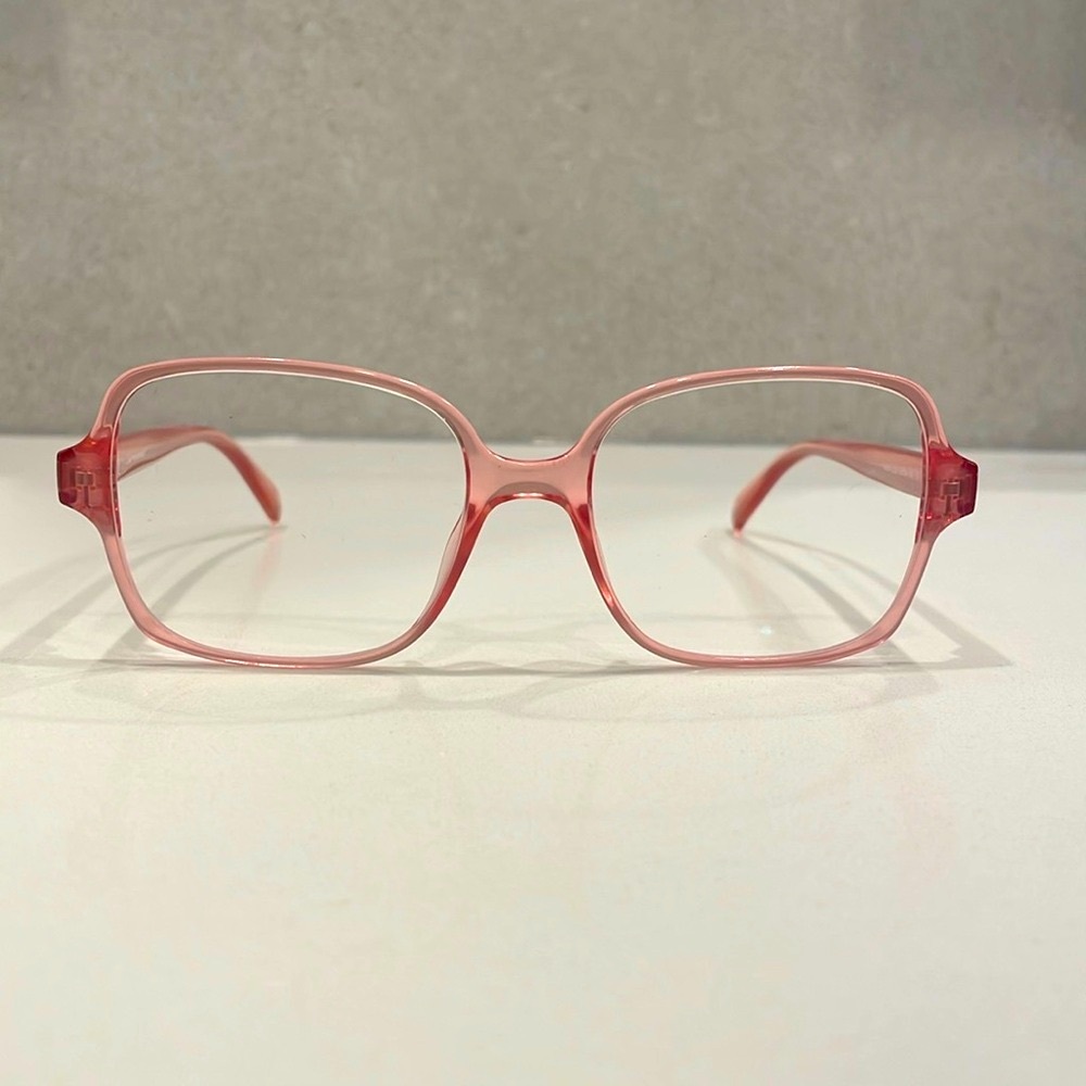 Blush Pink Glasses Frames (no prescription) Size S